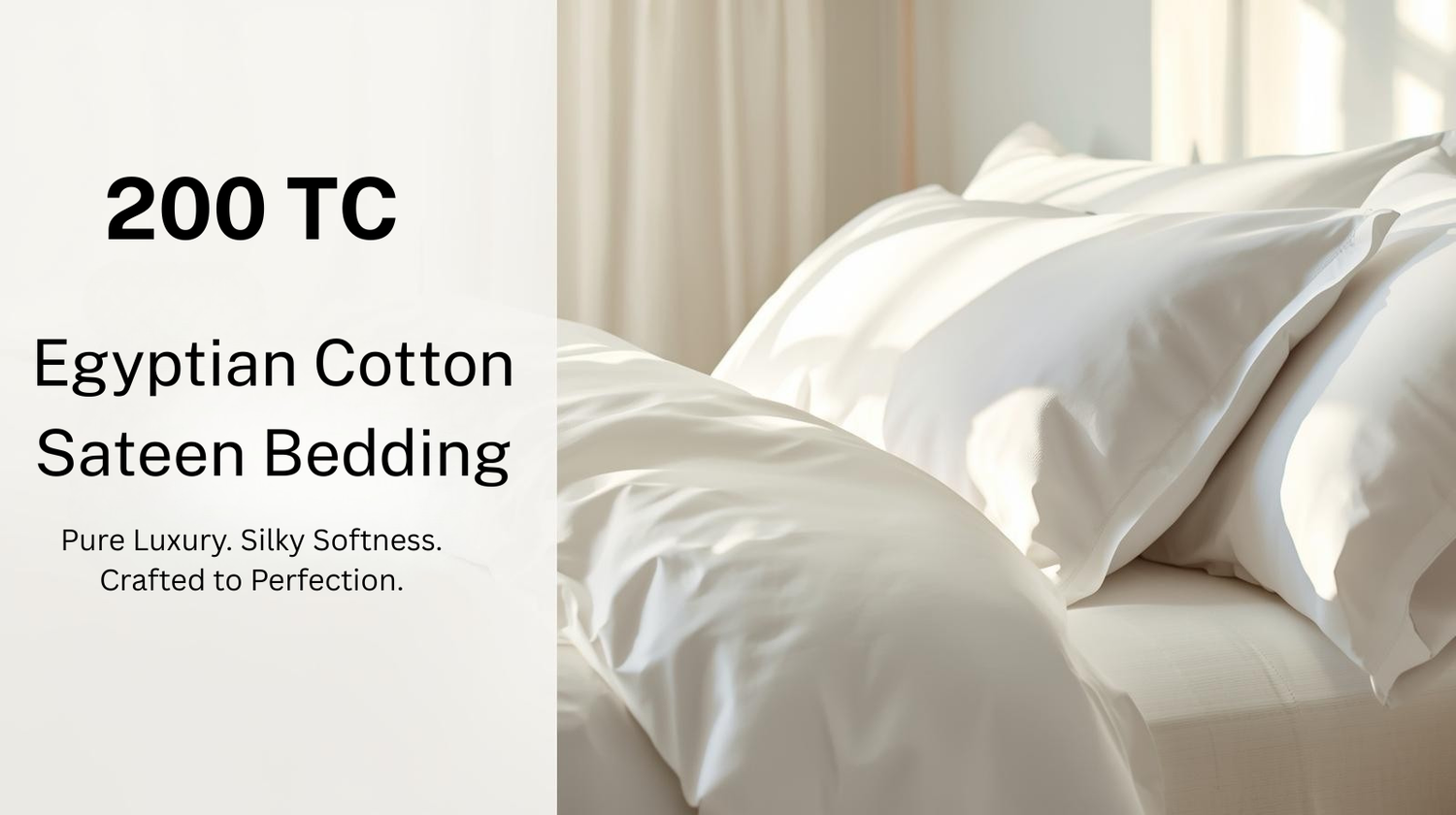 Egyptian Cotton – 200 TC Sateen