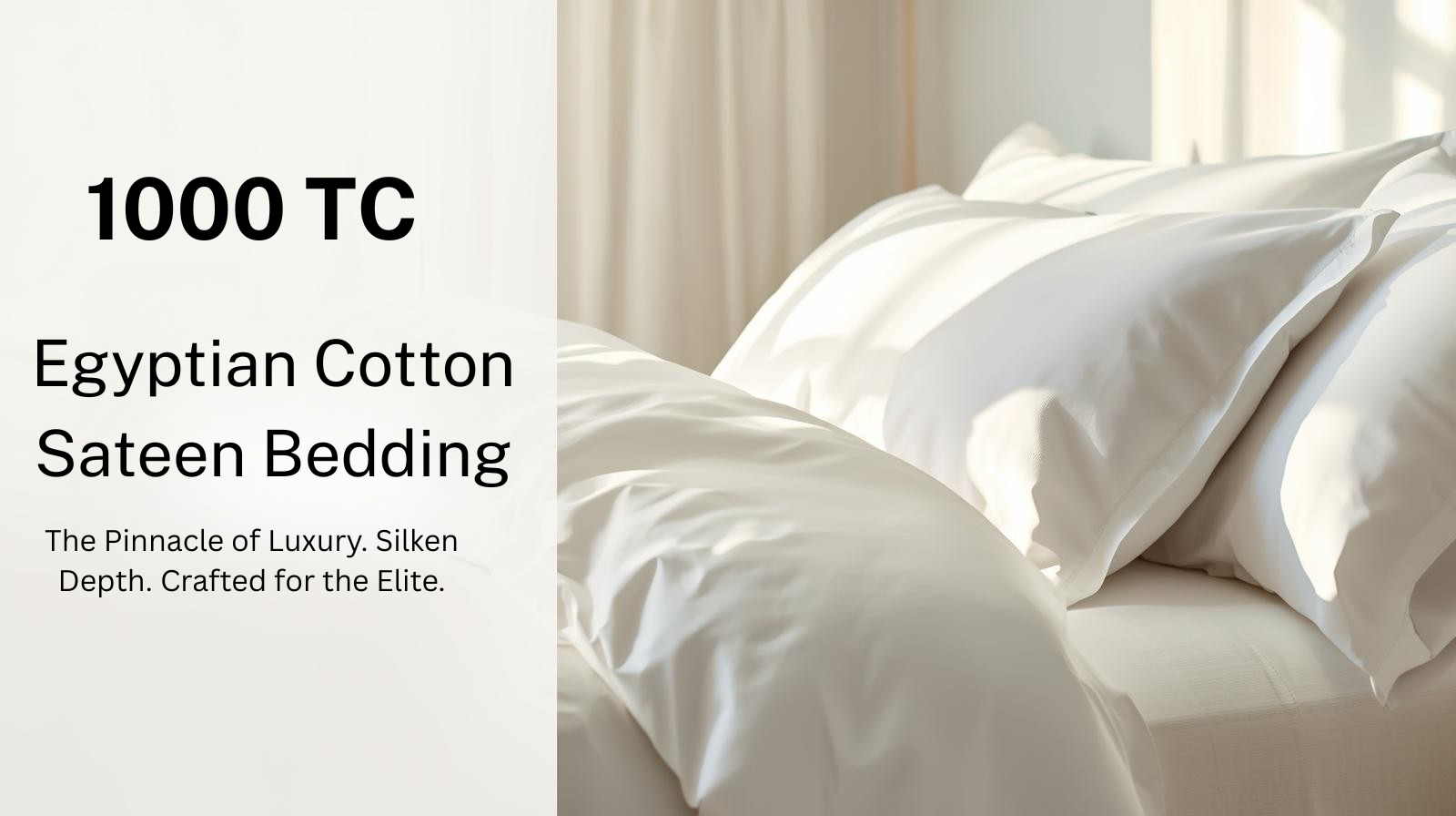 Egyptian Cotton – 1000 TC Sateen