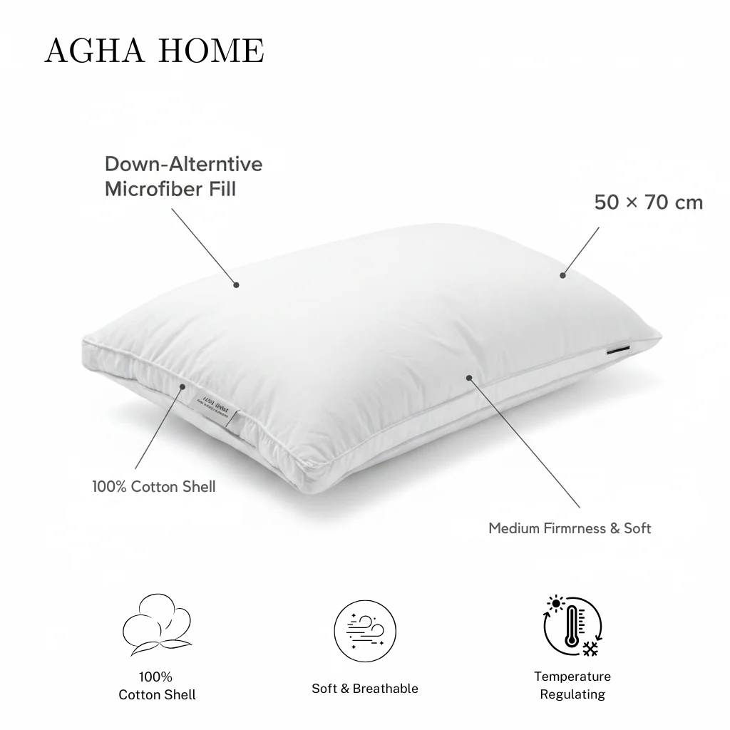 Agha Home Cotton Pillow