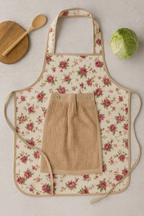 Waterproof Kitchen Apron with Dish Towel, Printed Patterns, Adjustable Straps (6)
