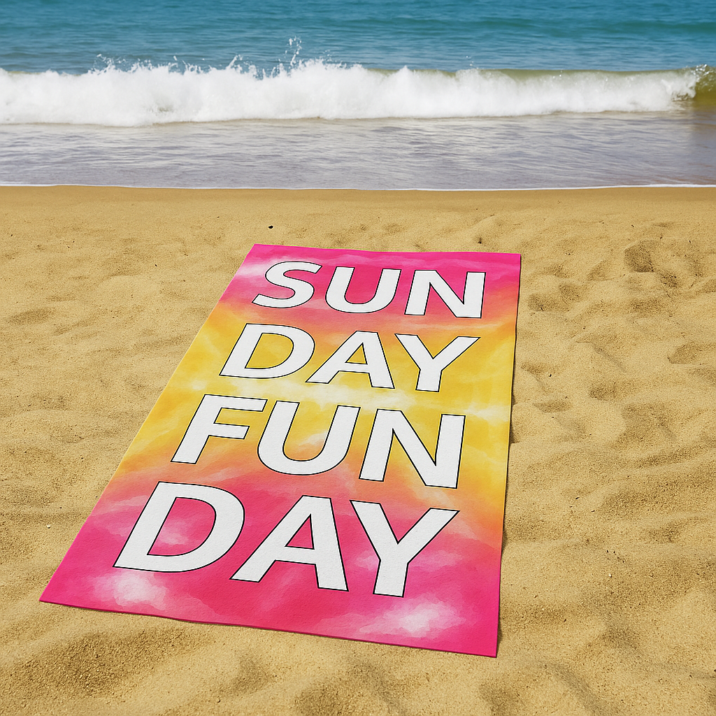 Printed Beach Towel