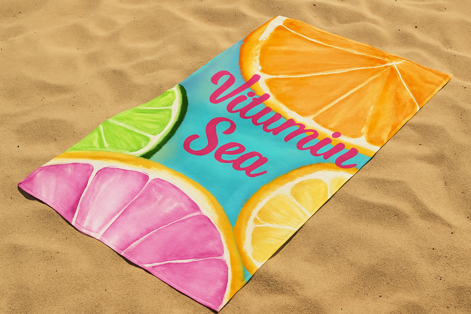 Printed Beach Towel