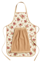 Waterproof Kitchen Apron with Dish Towel, Printed Patterns, Adjustable Straps (6)