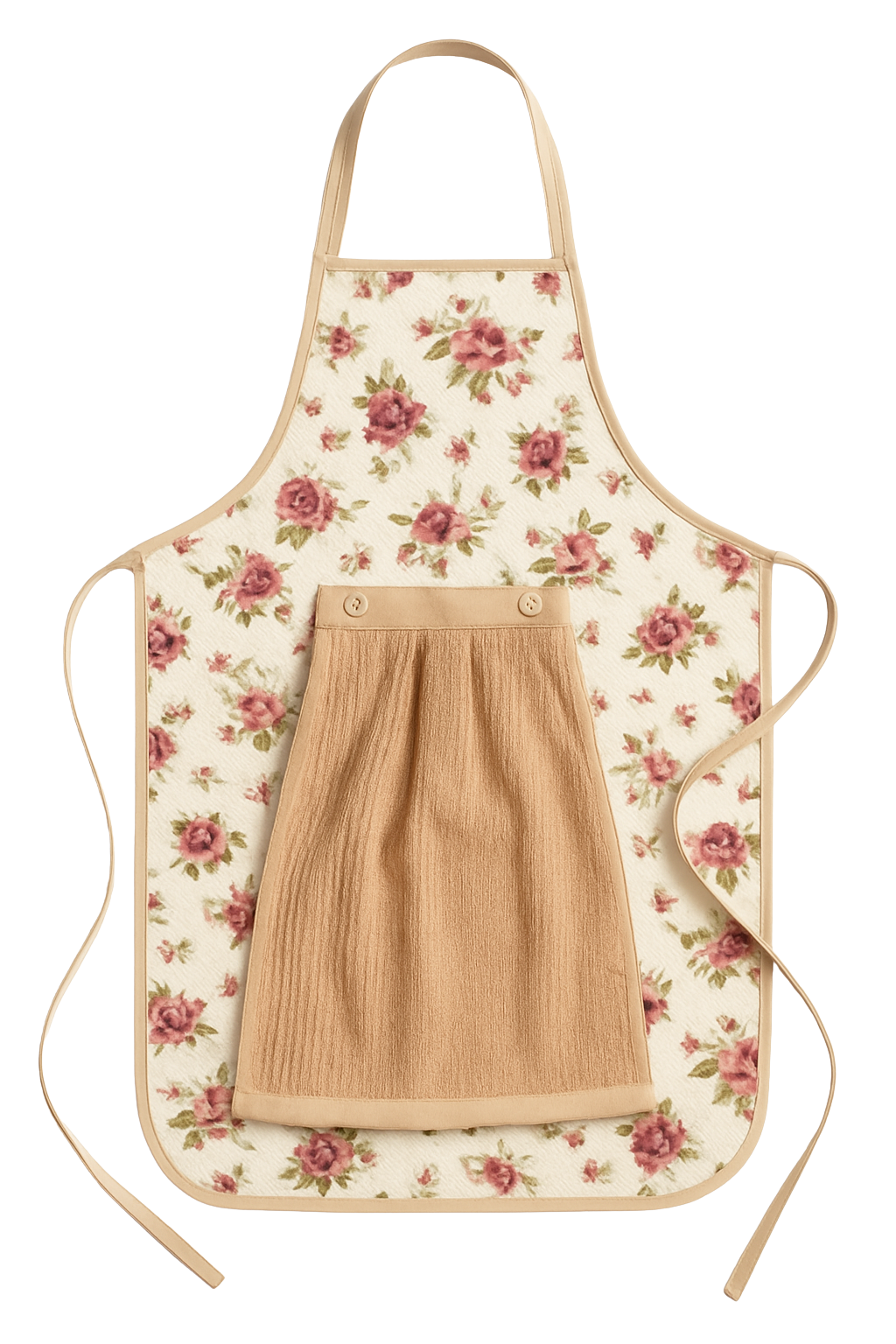 Waterproof Kitchen Apron with Dish Towel, Printed Patterns, Adjustable Straps (6)