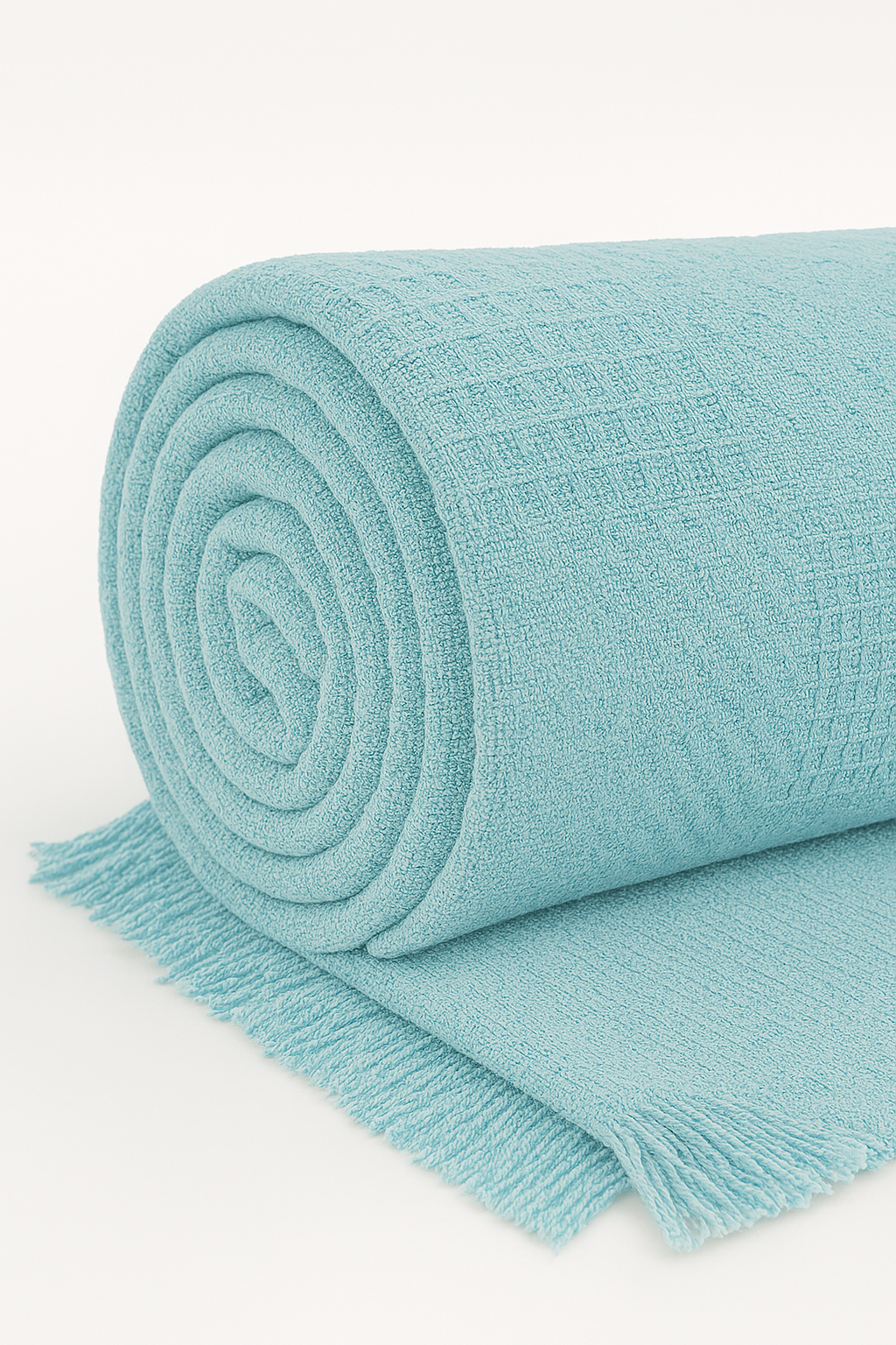 Jacquard Cotton Bed Throw, 220 x 240 cm King, Queen Bed