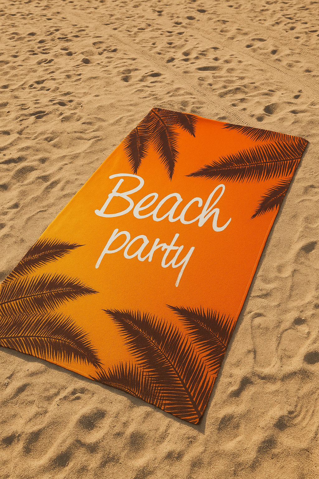 Printed Beach Towel - Microfiber