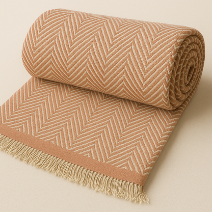 Zigzag Bed/Sofa Throw -240 x260