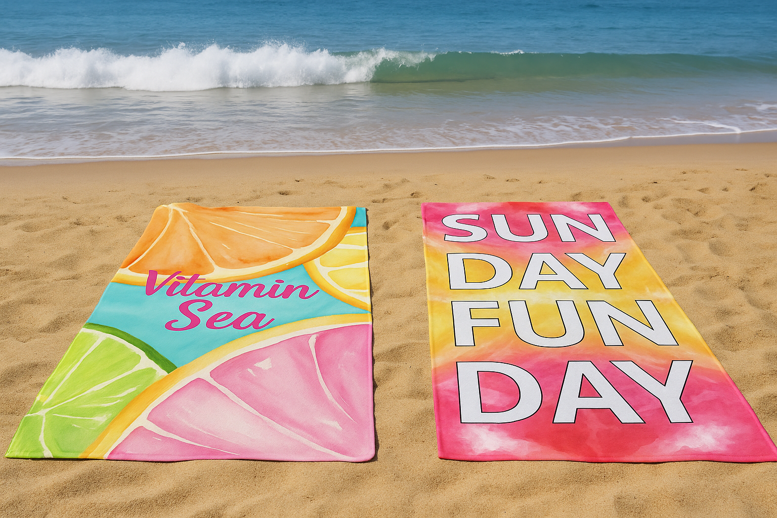 Printed Beach Towel