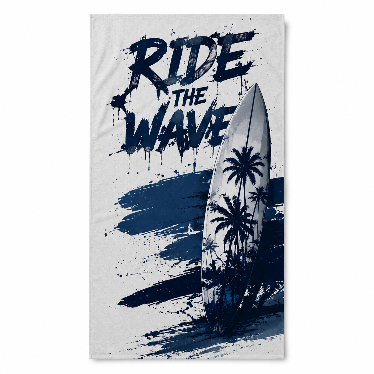 Agha Home Beach Vibes Cotton Beach Towel – 100x190 cm