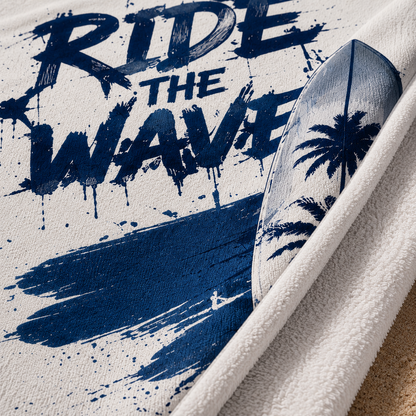 Agha Home Beach Vibes Cotton Beach Towel – 100x190 cm