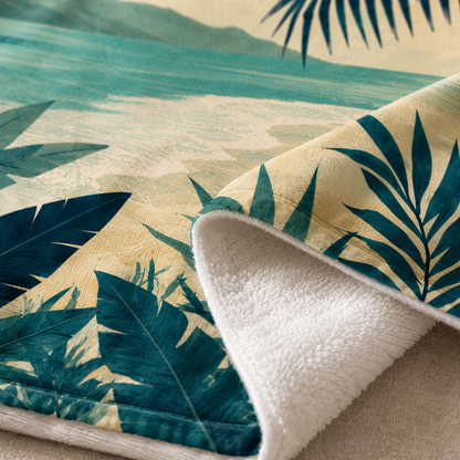 Agha Home Coastal Escape Cotton Beach Towel – 100x190 cm