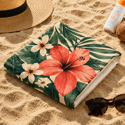 Agha Home Coastal Escape Cotton Beach Towel – 100x190 cm
