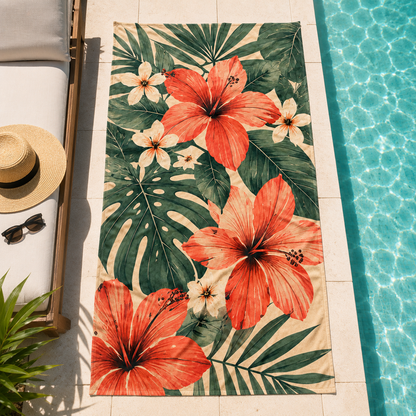 Agha Home Coastal Escape Cotton Beach Towel – 100x190 cm