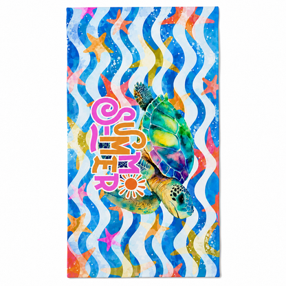 Agha Home Tropical Prints Cotton Beach Towel – 100x190 cm