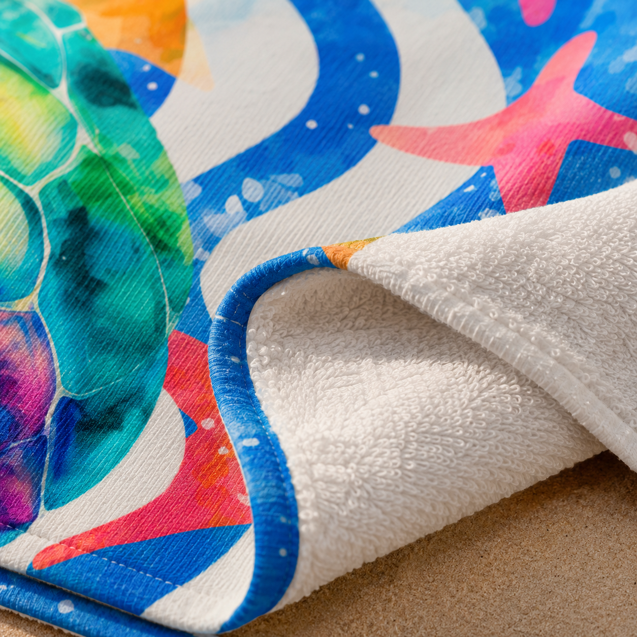 Agha Home Tropical Prints Cotton Beach Towel – 100x190 cm