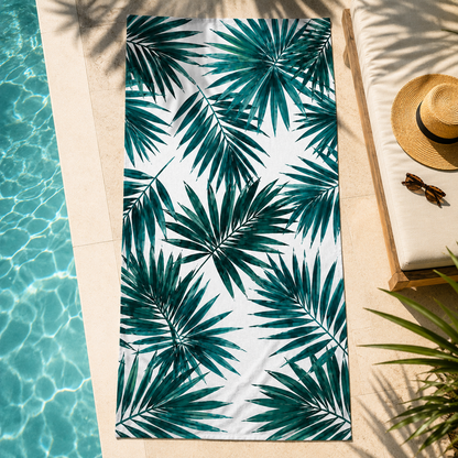 Agha Home Tropical Prints Cotton Beach Towel – 100x190 cm