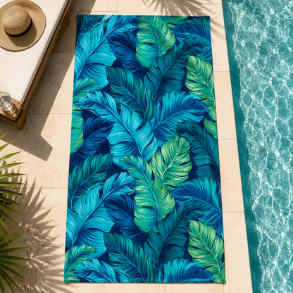 Agha Home Printed Cotton Beach Towel – 90×180 cm