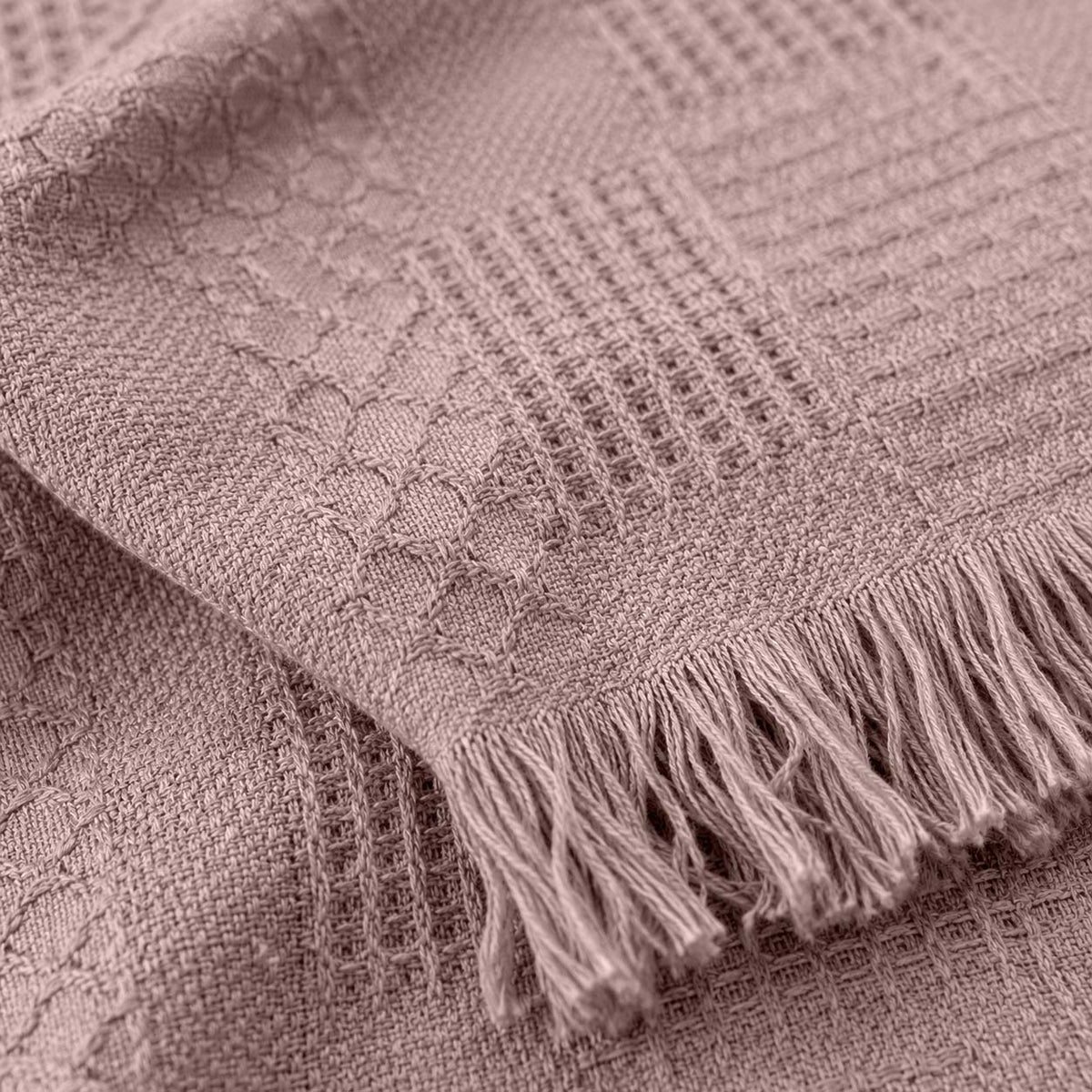 Agha Home Patch Cotton Jacquard Sofa Throw – 180×200 cm