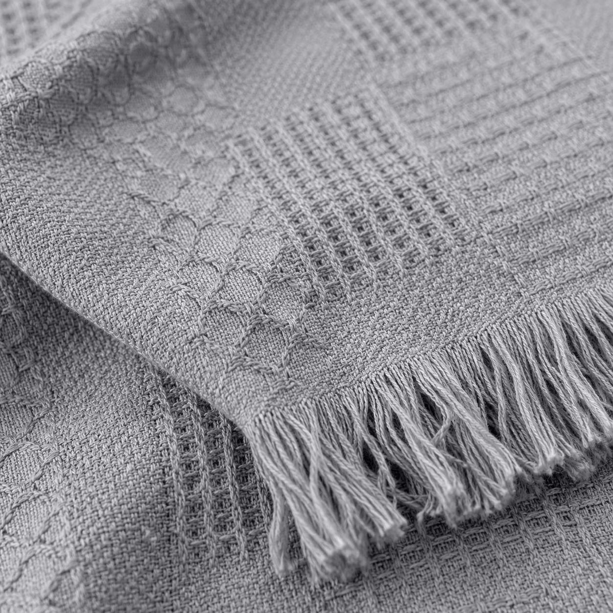 Agha Home Patch Cotton Jacquard Sofa Throw – 180×200 cm