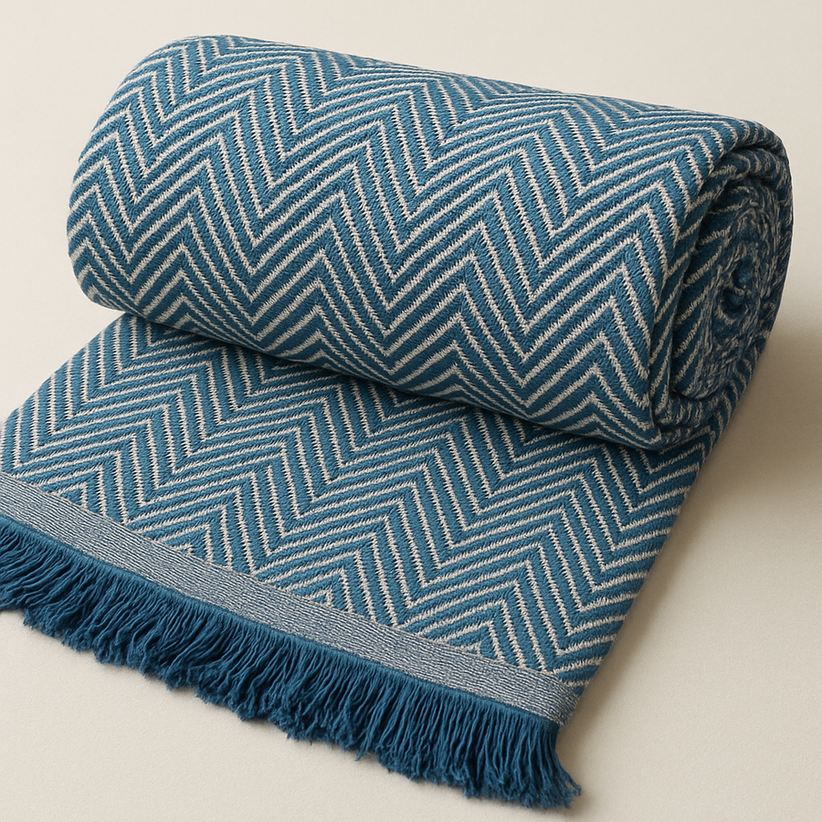 Balanced Comfort Zigzag Bed Throw