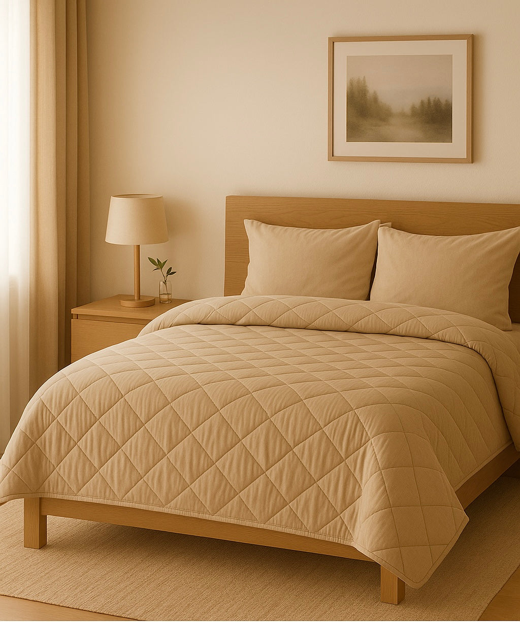 Quilted Bedding Coverlet