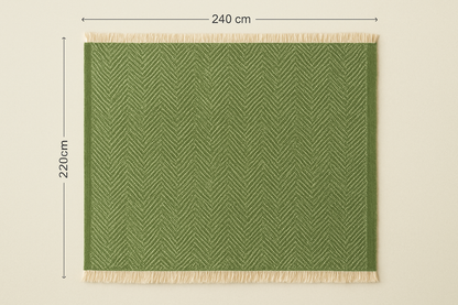 Agha Home Balanced Comfort Zigzag Bed Throw – 240×260 cm