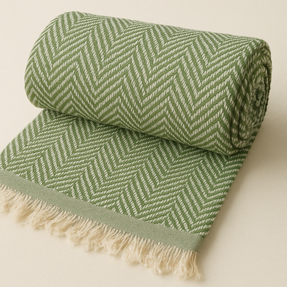 Zigzag Bed/Sofa Throw -240 x260
