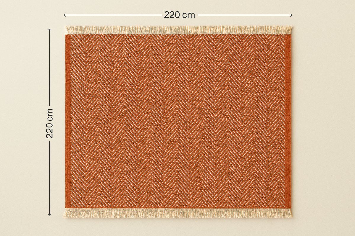 Agha Home Balanced Comfort Zigzag Bed Throw – 240×260 cm