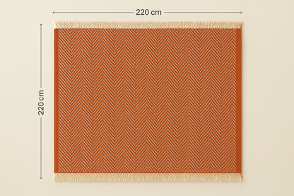 Agha Home Balanced Comfort Zigzag Bed Throw – 240×260 cm