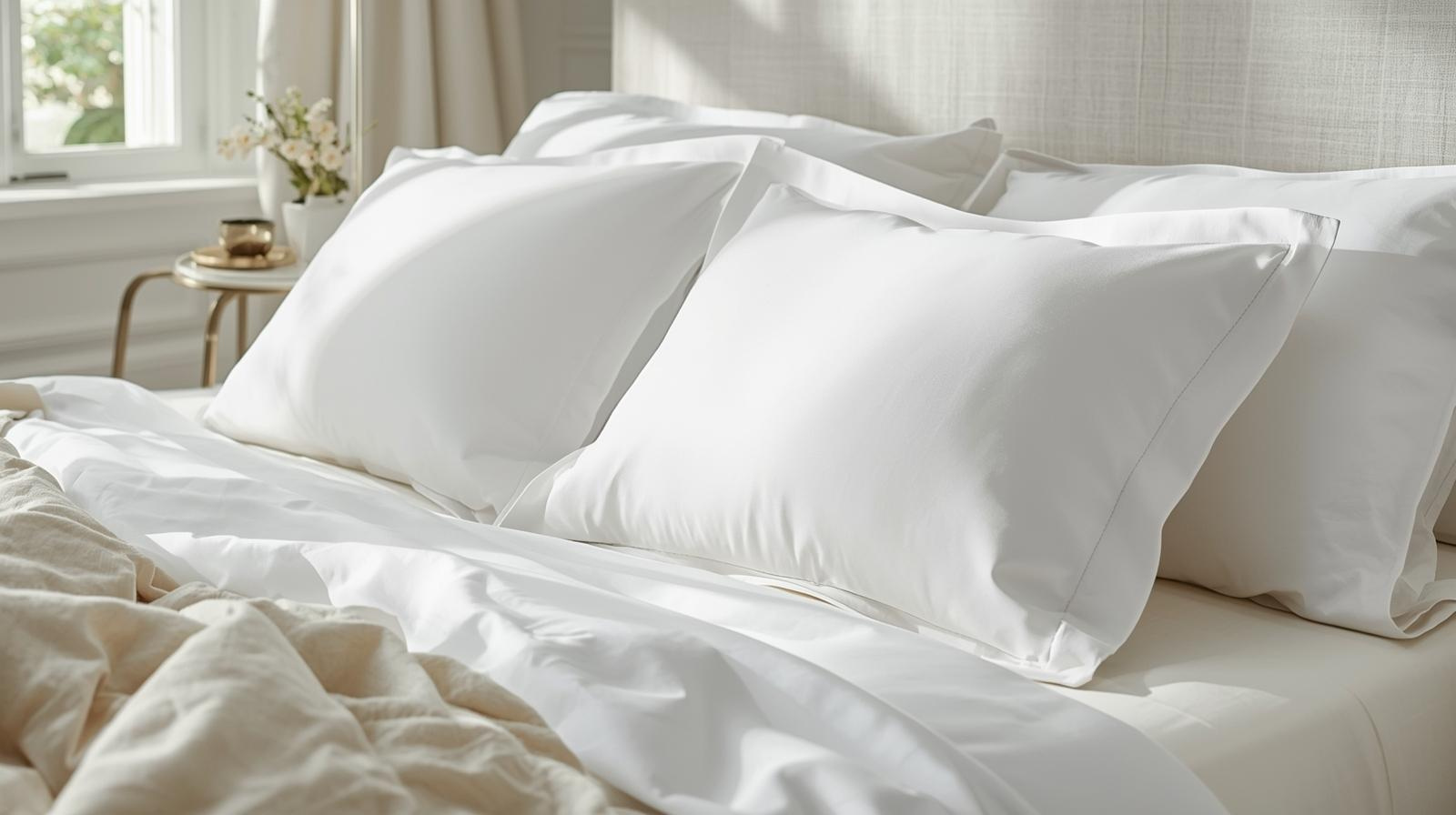 2 Oxford Pillowcases - 400 TC - Satin Egyptian Cotton