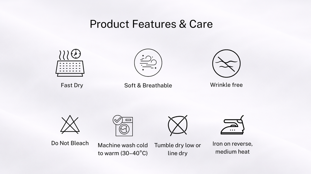 ملاءة سرير مطاطية - مايكروفايبر - سادة - أبيض
