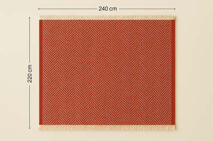 Agha Home Balanced Comfort Zigzag Bed Throw – 240×260 cm