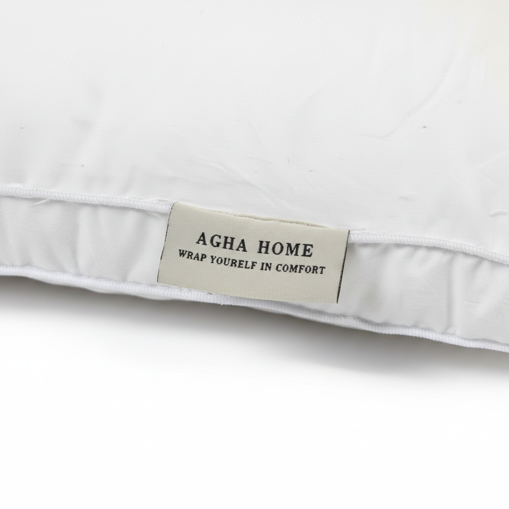 Balance Pillow Label Close-Up