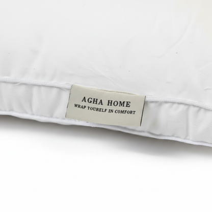 Balance Pillow Label Close-Up