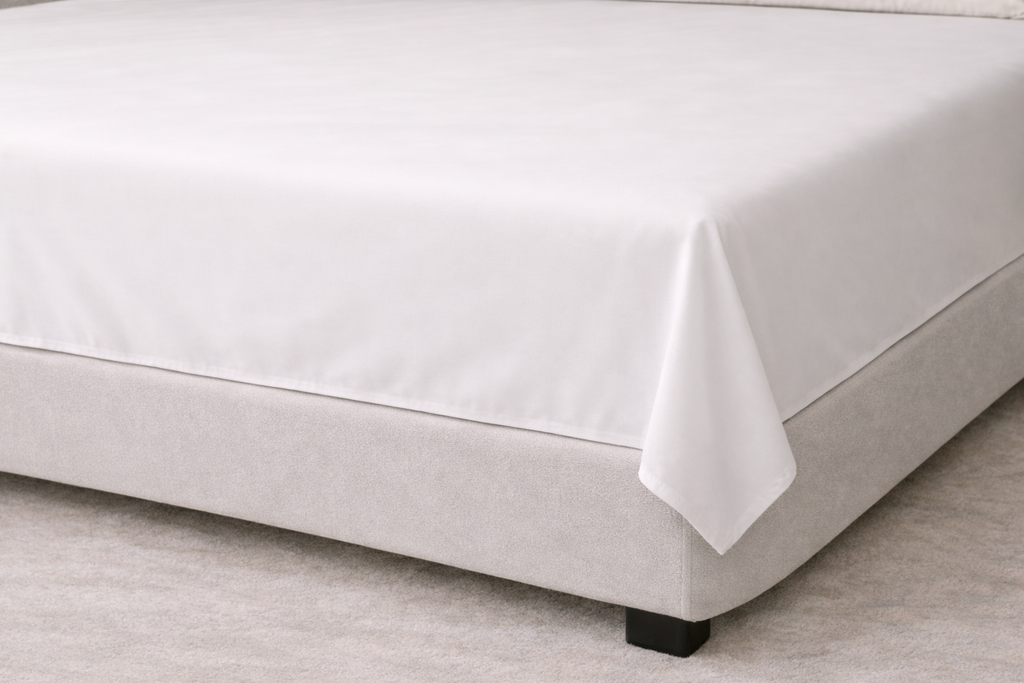 Flat sheet - Microfiber - Stripe - Off-White