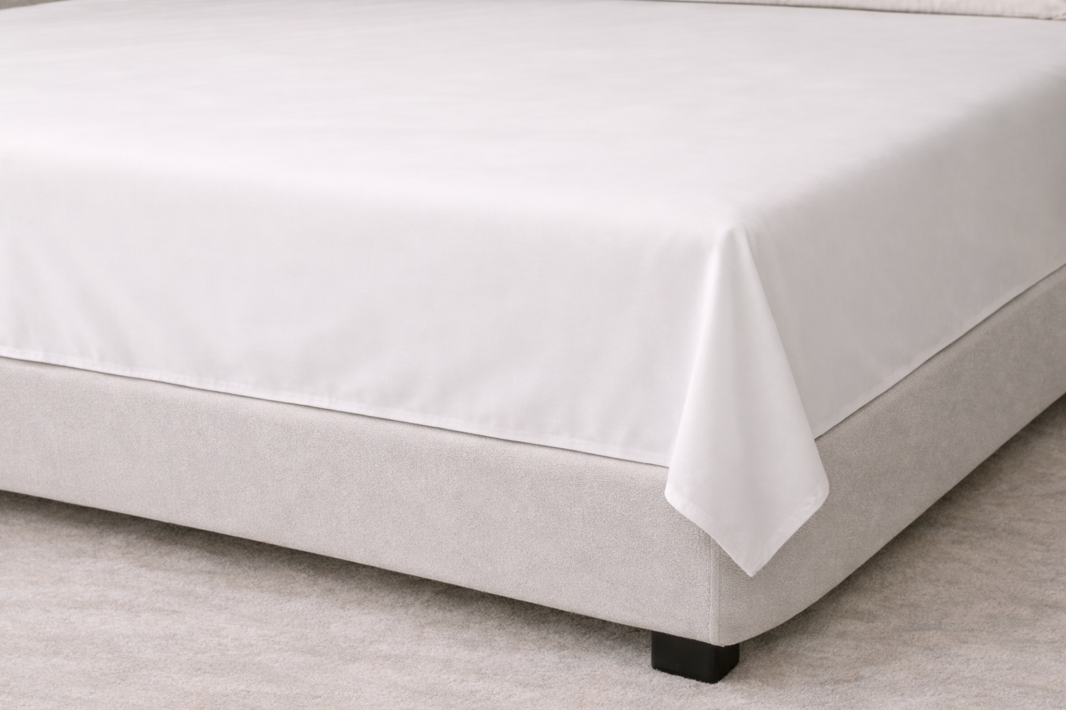 Flat sheet - Microfiber - Stripe - Off-White