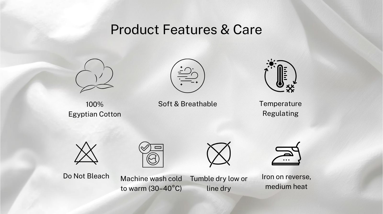 Egyptian Cotton Duvet Cover – 1000 TC Sateen