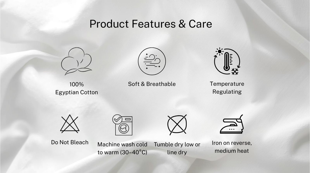 Flat sheet - 400 TC - Satin Egyptian Cotton